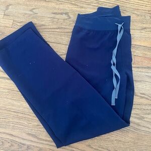 FIGS, Navy High Waisted Livingston Basic Scrub Pant